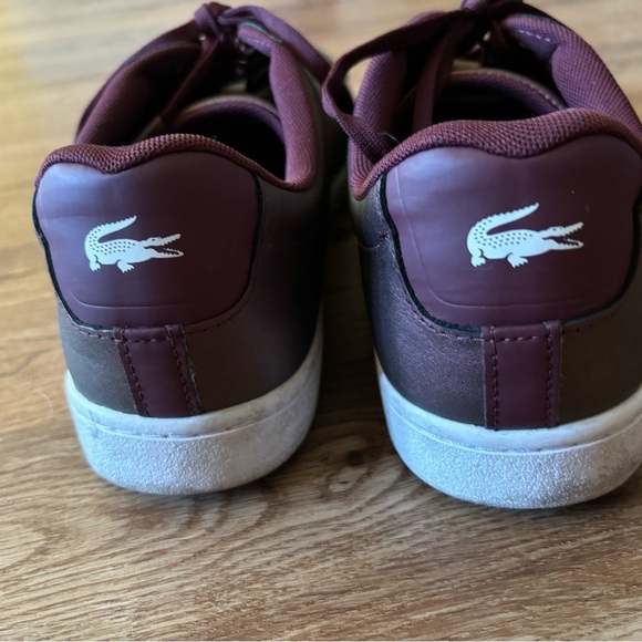 Lacoste Stylish Burgundy Sneakers - Picture 3 of 5